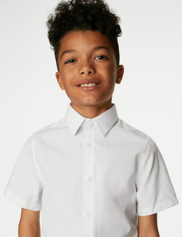 M&S Комплект белых рубашек 8-9 лет