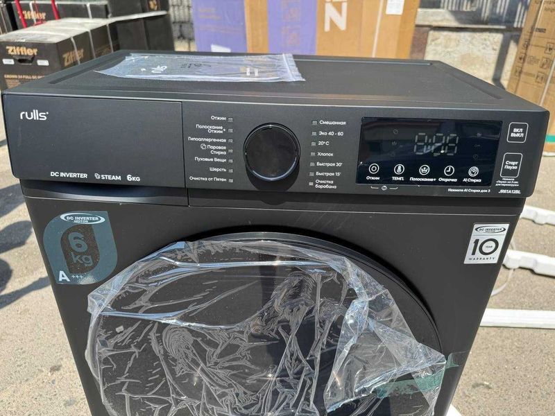 Стиральная машина Rulls 6 кг JR61A12BL DC Inverter Steam Стиральная машина Rulls 6 кг JR61A12BL DC Inverter Steam