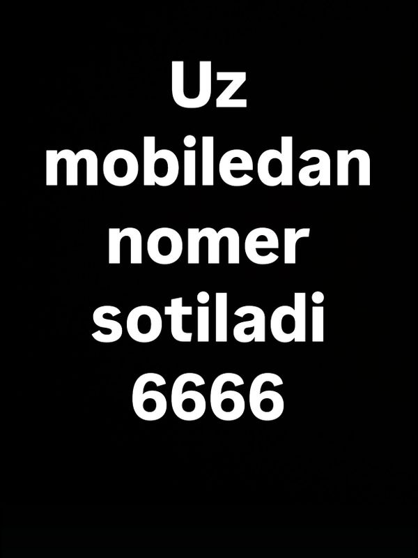 Uzmobile 6666 sotiladi Uzmobile 6666 sotiladi