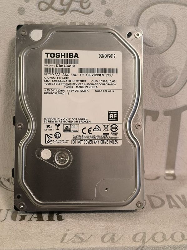 Toshiba HDD 1TB Made in Germany