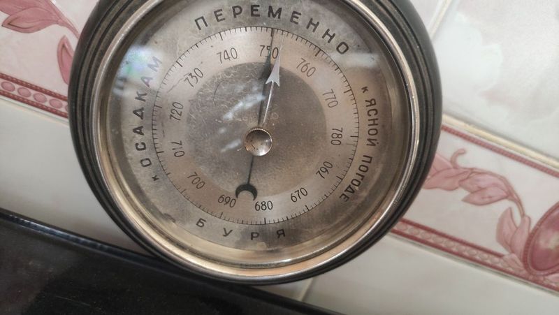 Советский морской барометр. Конец 1960х – начало 1970х годов. В отличн Советский морской барометр. Конец 1960х – начало 1970х годов. В отличн