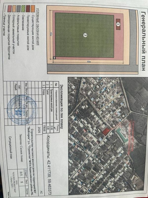 Gujum 5 kocha jer plan 24 sotok