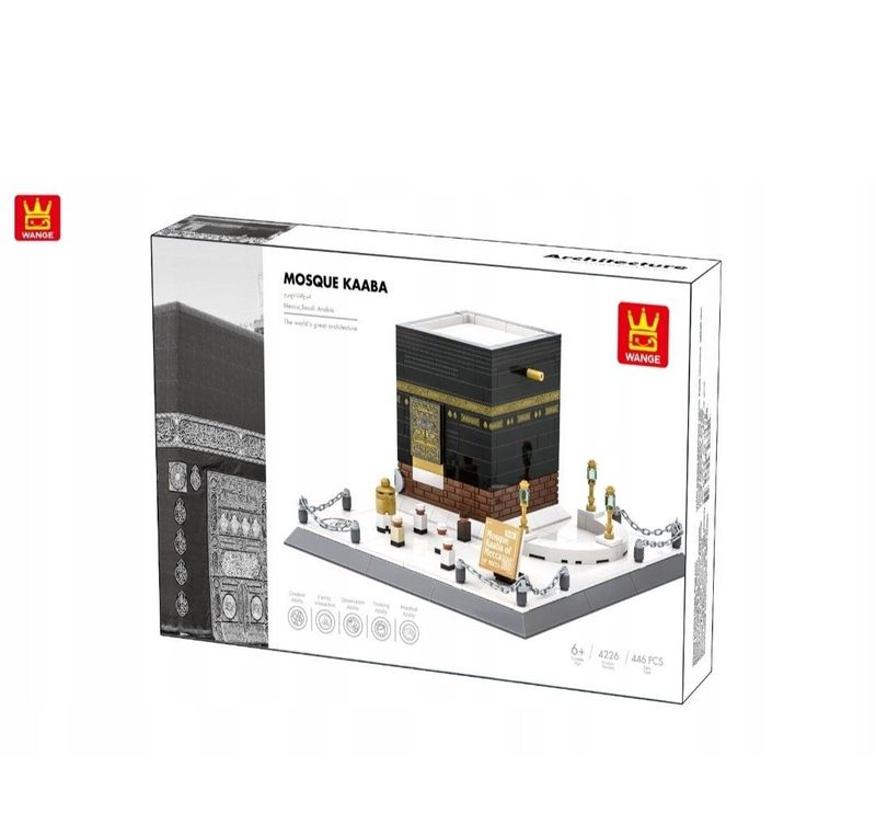 Конструктор Wange 4226 - Большая мечеть Мекки, 446 элементов Кааба Конструктор Wange 4226 - Большая мечеть Мекки, 446 элементов Кааба