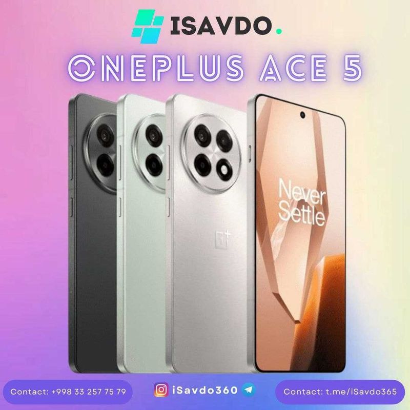 OnePlus Ace 5 (Oldindan to`lovsiz | Без предоплаты) (Рассрочка) OnePlus Ace 5 (Oldindan to`lovsiz | Без предоплаты) (Рассрочка)
