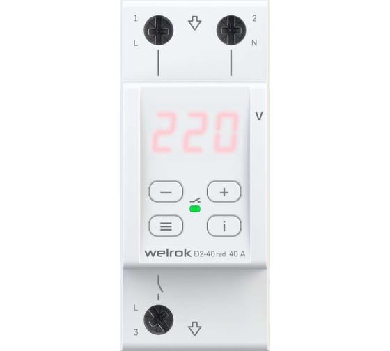 Однофазное Реле напряжения Welrok d2-40 40ампер Однофазное Реле напряжения Welrok d2-40 40ампер