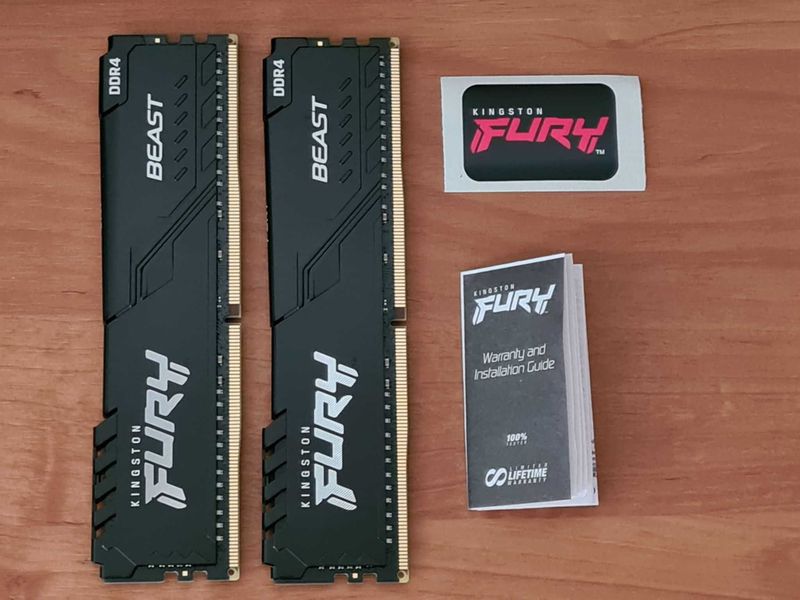 Operativ xotira, OZU Kingston Fury DDR4 16gb 3200mhz