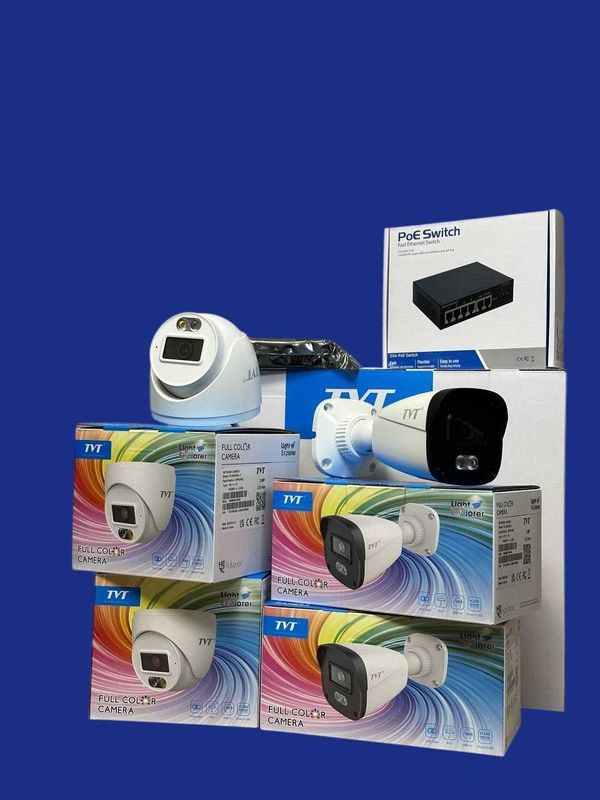 Камера и IP Видеонаблюдение 4 штуки комплект Камера и IP Видеонаблюдение 4 штуки комплект