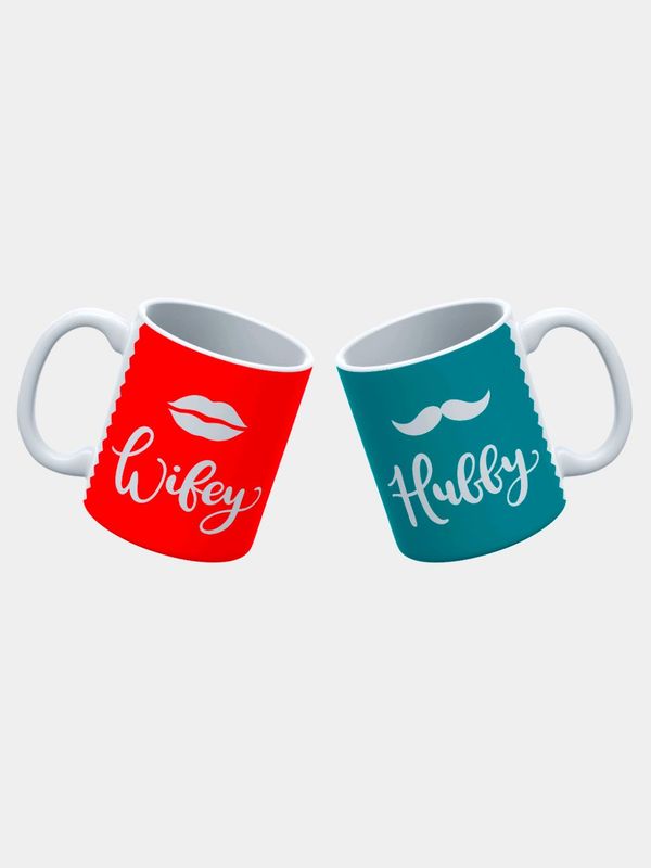 Креативные Парные Кружки Wifey& Hubby Креативные Парные Кружки Wifey& Hubby