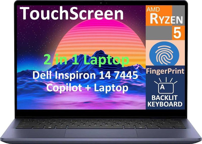 Dell inspiron X360 R5-8640HS/8GB/512GB/WUXGA IPS 14"/WIN11