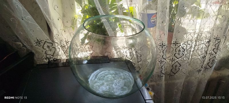 Продам круглый аквариум почти новый. Продам круглый аквариум почти новый.