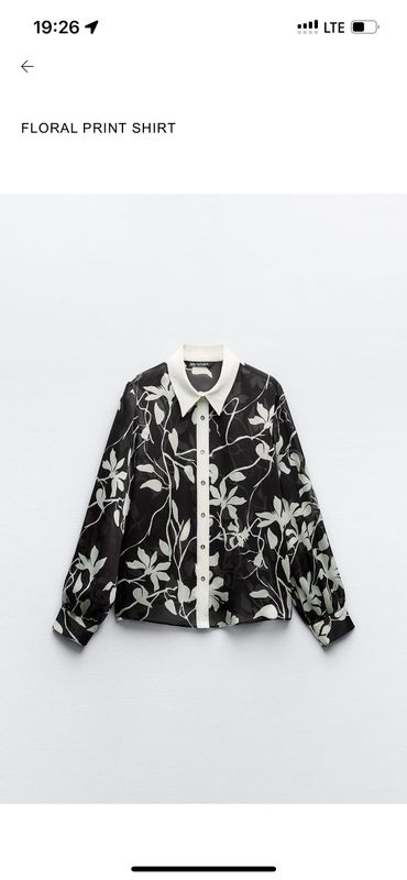 Рубашка Zara, размер XS