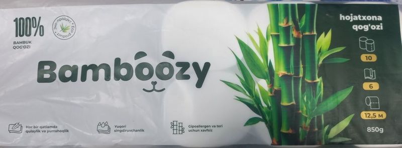 Bamboozy bambuk salfetka bumaga Bamboozy bambuk salfetka bumaga