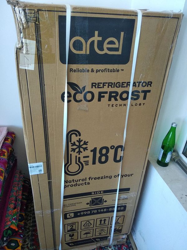 Ortel ECO FROST TECHNOLOGY холодильник, янги каробкадан очилмаган. Ortel ECO FROST TECHNOLOGY холодильник, янги каробкадан очилмаган.