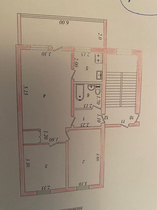 3-х комнатная квартира.