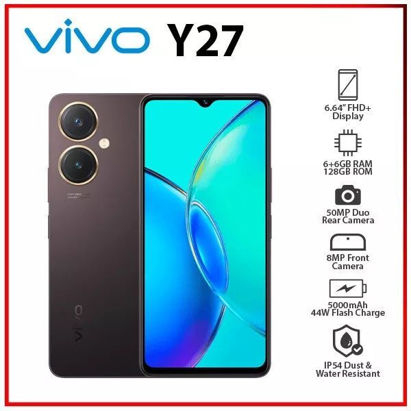 Vivo y27 chocolate gold 6g ga 128g Ideal holatda Vivo y27 chocolate gold 6g ga 128g Ideal holatda