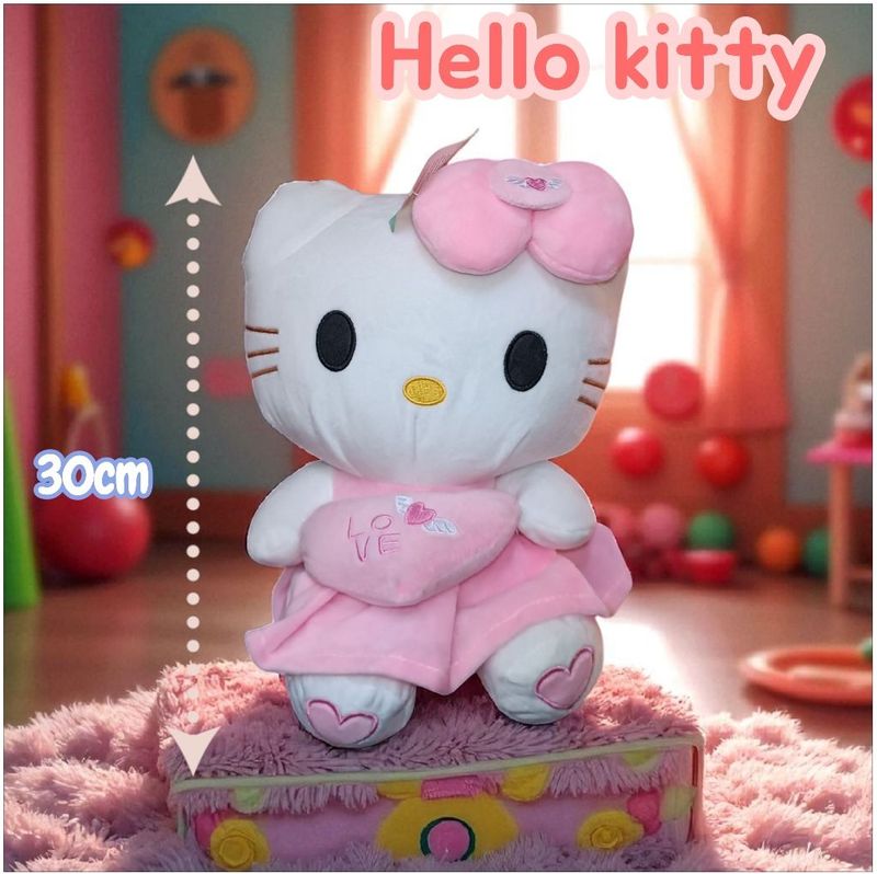 Hello kitty 30 cm yumshoq oʻyinchoq