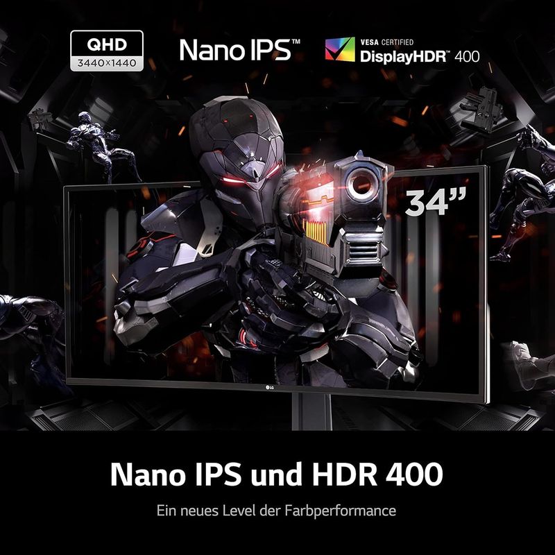 34-inch UltraWide™ QHD (3440x1440) Curved Nano IPS 1ms (GtG) NVIDIA G- 34-inch UltraWide™ QHD (3440x1440) Curved Nano IPS 1ms (GtG) NVIDIA G-