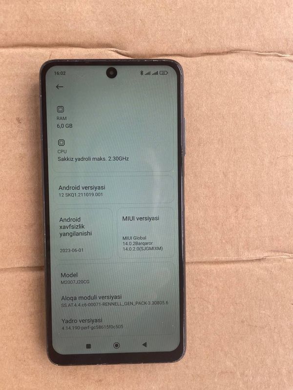 Poco x3 nfs 64 xotira .ram 6+2 . aybi yu manzil Buxoro Peshku Poco x3 nfs 64 xotira .ram 6+2 . aybi yu manzil Buxoro Peshku