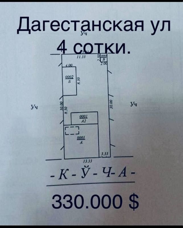 Продаётся земельный участок, 4-сотки Дагестанская Продаётся земельный участок, 4-сотки Дагестанская