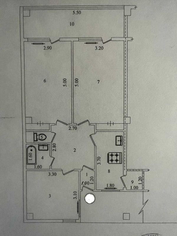 Продаётся 3х ком квартира. ц5 Галерейка