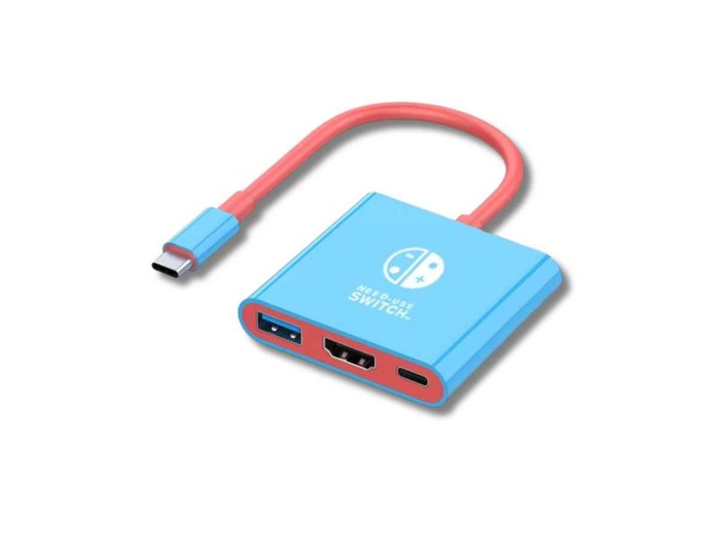 Nintendo Switch HUB, Adapter : HDMI + USB + Type-C | Быстрая доставка