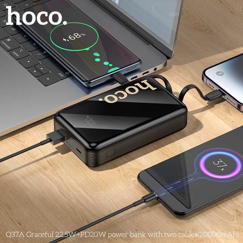 Hoco Q37A Graceful 22.5W+PD20W 20000mAh Power Bank for iPhone 16 Hoco Q37A Graceful 22.5W+PD20W 20000mAh Power Bank for iPhone 16