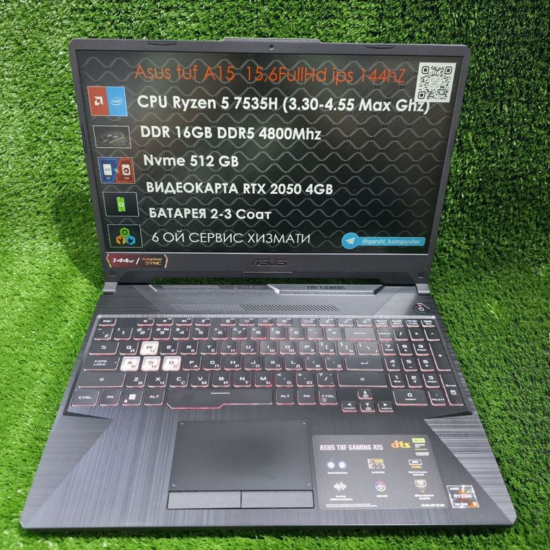 Оптом ва донага Asus tuf a15 r5 7535hs 16gb 512gb rtx 2050 4gb Оптом ва донага Asus tuf a15 r5 7535hs 16gb 512gb rtx 2050 4gb