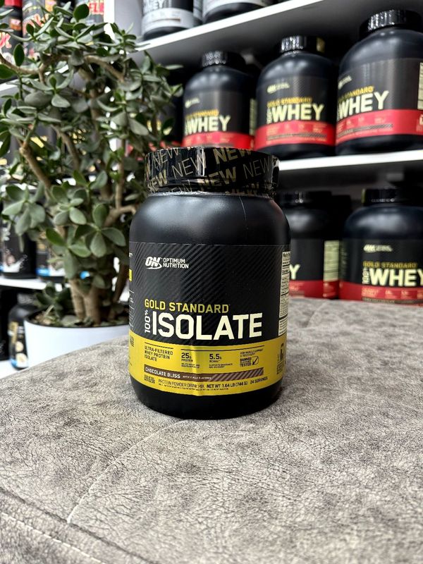 Optimum Nutrition Gold Standard 100% Isolate 744 gr, изолят протеин.