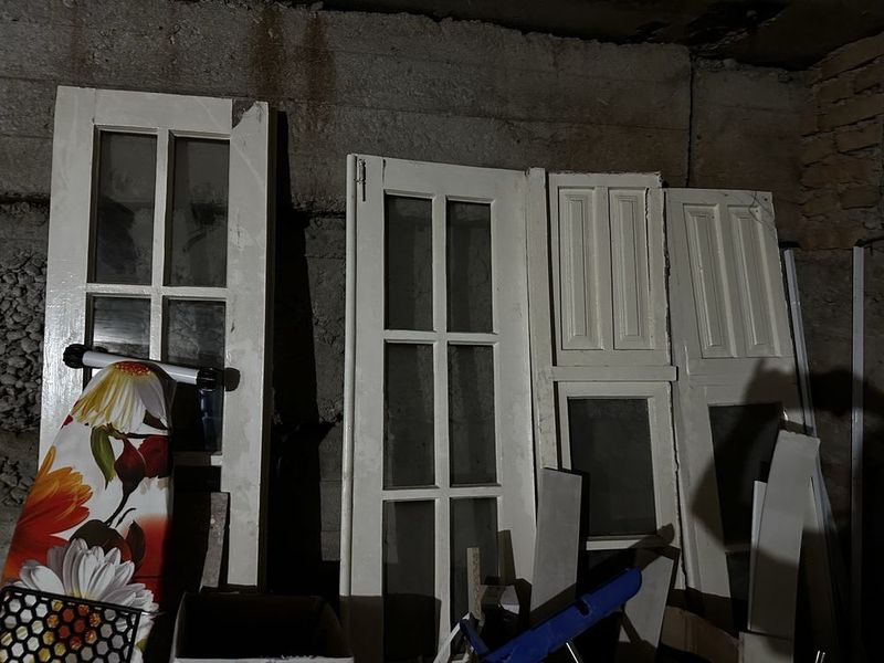 Дверь деревянная 4х створчатая
