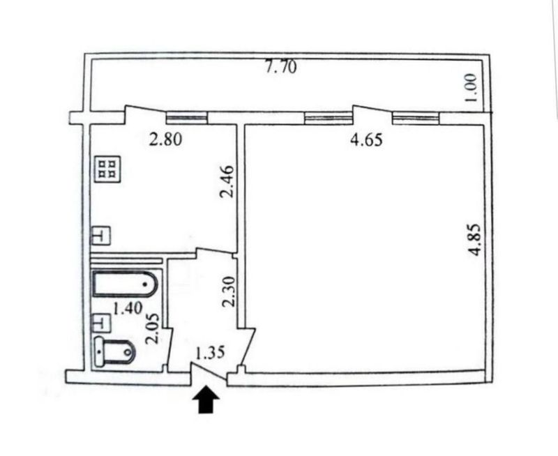 Срочно продается на Авиасозлар-2 (1/6/9 сред ремонт зал 5х5)