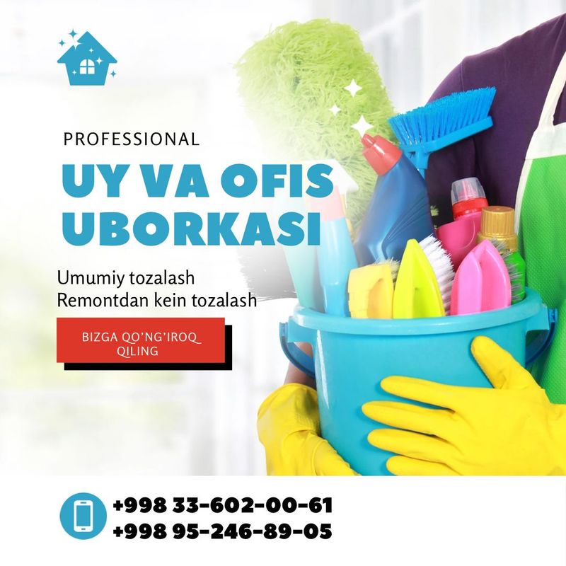 Uy ubórka XIZMATI Uy ubórka XIZMATI