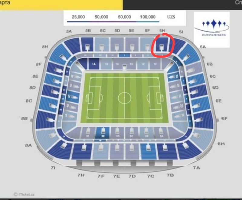 Futbolga bilet Uzb-Qatar Futbolga bilet Uzb-Qatar
