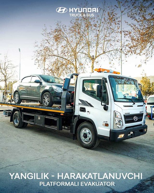 Эвакуатор со сдвижной платформой HYUNDAI EX8 Эвакуатор со сдвижной платформой HYUNDAI EX8