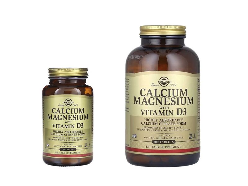 Solgar Кальций магний D3 Calcium Magnesium D3 kalsiy калций 150 и 300