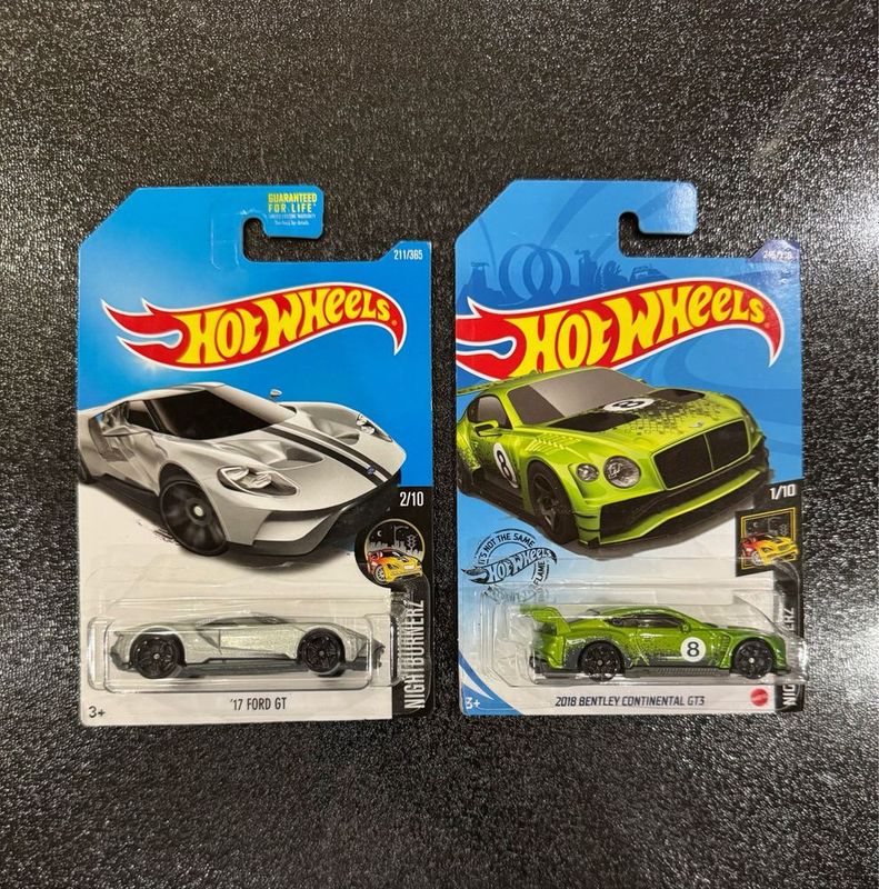 Hot Wheels | 17 Ford GT & Bentley Continental GT3