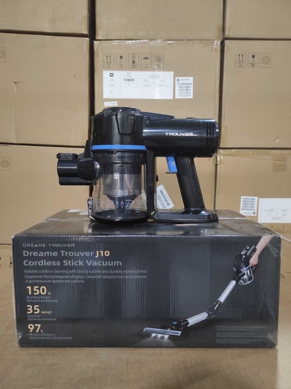 Беспроводной пылесос Xiaomi Dreame Trouver Vacuum Cleaner J10, черный Беспроводной пылесос Xiaomi Dreame Trouver Vacuum Cleaner J10, черный