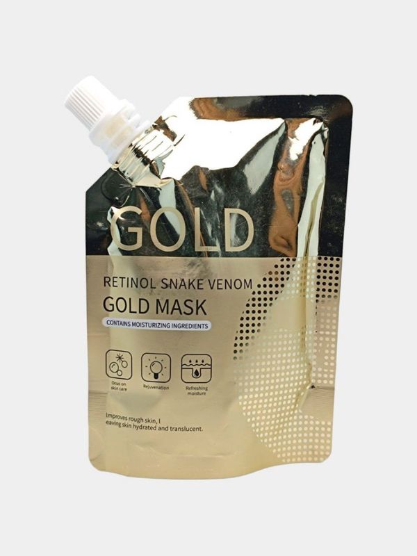 Acid Gold Mask — yuzdagi ajinlarni yo'q qiluvchi oltinrang qalin krem Acid Gold Mask — yuzdagi ajinlarni yo'q qiluvchi oltinrang qalin krem