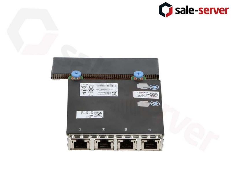 Сетевая карта DELL Quad-Port 64PJ8 10Gb/s Ethernet Daughter Card Сетевая карта DELL Quad-Port 64PJ8 10Gb/s Ethernet Daughter Card