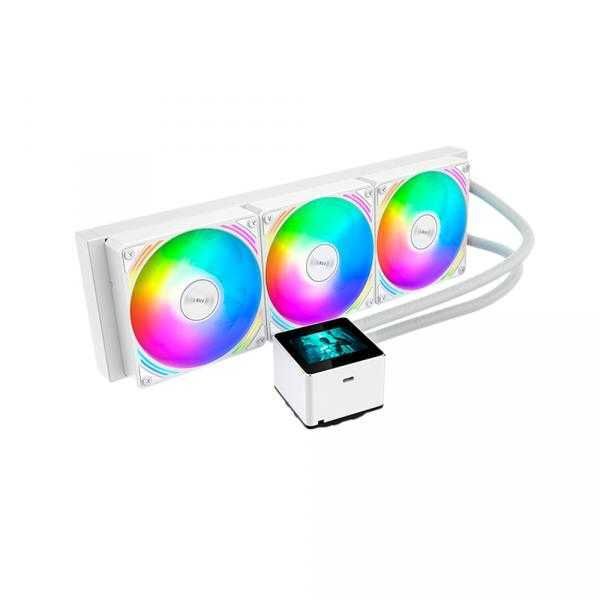 [НОВОЕ] Водяное охлаждение HUNTKEY Elexir V360 White (LGA1700)
