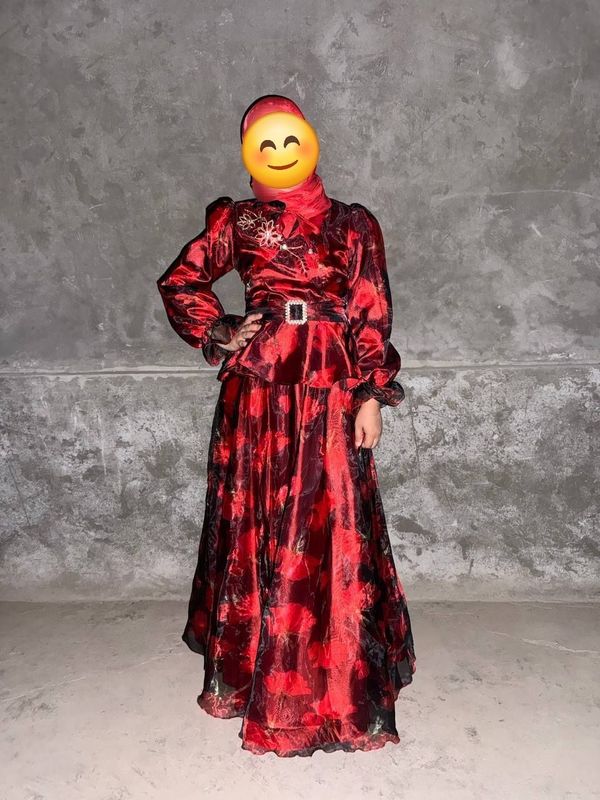 Vecherni ko‘yne organza material