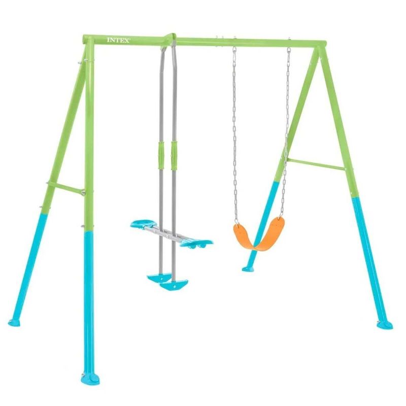 Качели детские INTEX качели и глайдер 3-10 лет 251x254x211 см 44120 Качели детские INTEX качели и глайдер 3-10 лет 251x254x211 см 44120