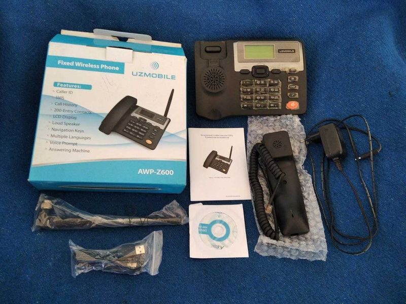 Стационарный б/п телефон Узмобайл CDMA AWP-Z600 + с мощней антенной.