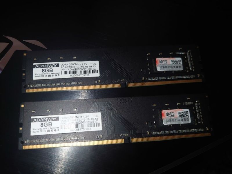 DDR4 8x2 Gb ОЗУ, Оперативная память DDR4 8x2 Gb ОЗУ, Оперативная память
