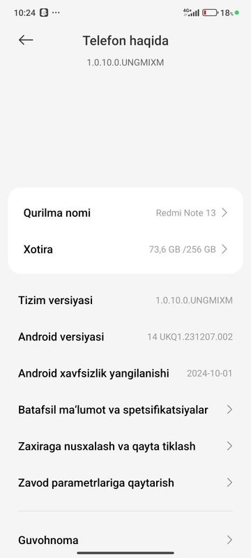 Redmi Note 13 sotiladi