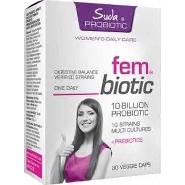 Suda Probiotic Fem Biotic 30 Kapsül Suda Probiotic Fem Biotic 30 Kapsül