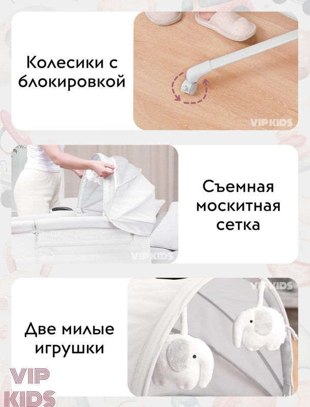 Детская кроватка приставная, люлька, колыбель элек Детская кроватка приставная, люлька, колыбель элек