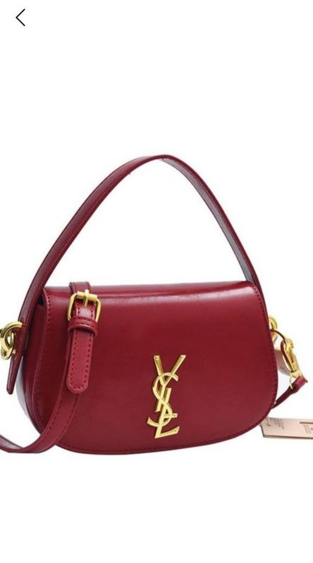 Бордовая сумка от YSL Бордовая сумка от YSL