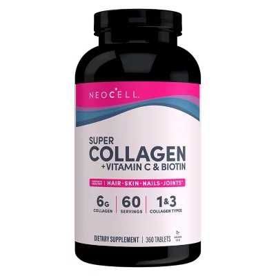 Коллаген NeoCell 360таб. Super Collagen+ C+ биотин+ протеин США