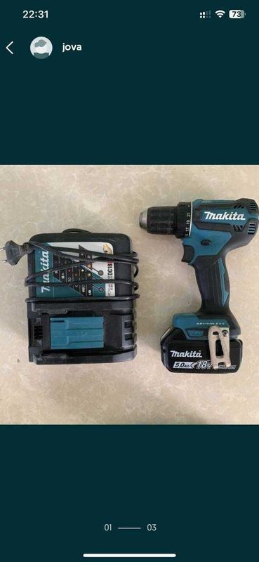 Двухскоростная безударная дрель-шуруповёрт Makita DDF485 Двухскоростная безударная дрель-шуруповёрт Makita DDF485