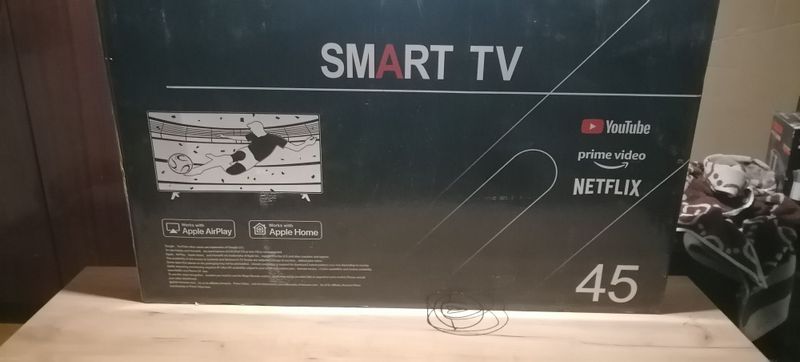 Samsung45 Televizor Smart Tv Golosovoy Android Ovozlik boshqariladi